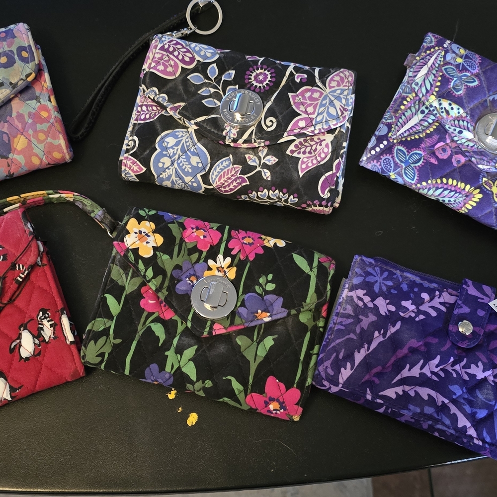 Floral and Butterfly Patterned Wallets